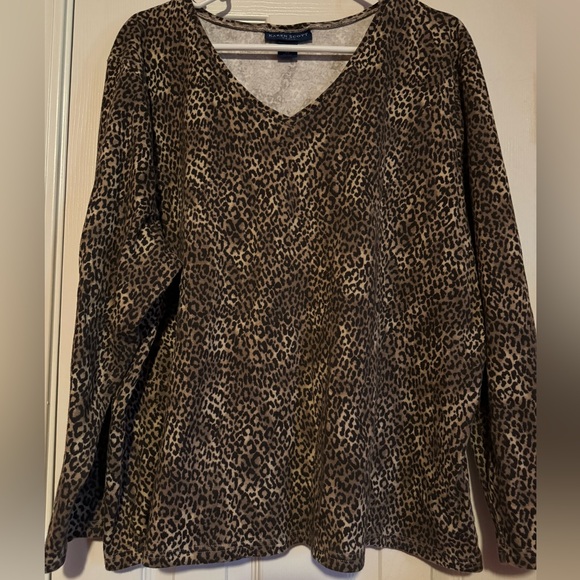 Karen Scott Tops - NWOT 😍 Karen Scott Knit shirt ❤️ 3x women’s plus 💃